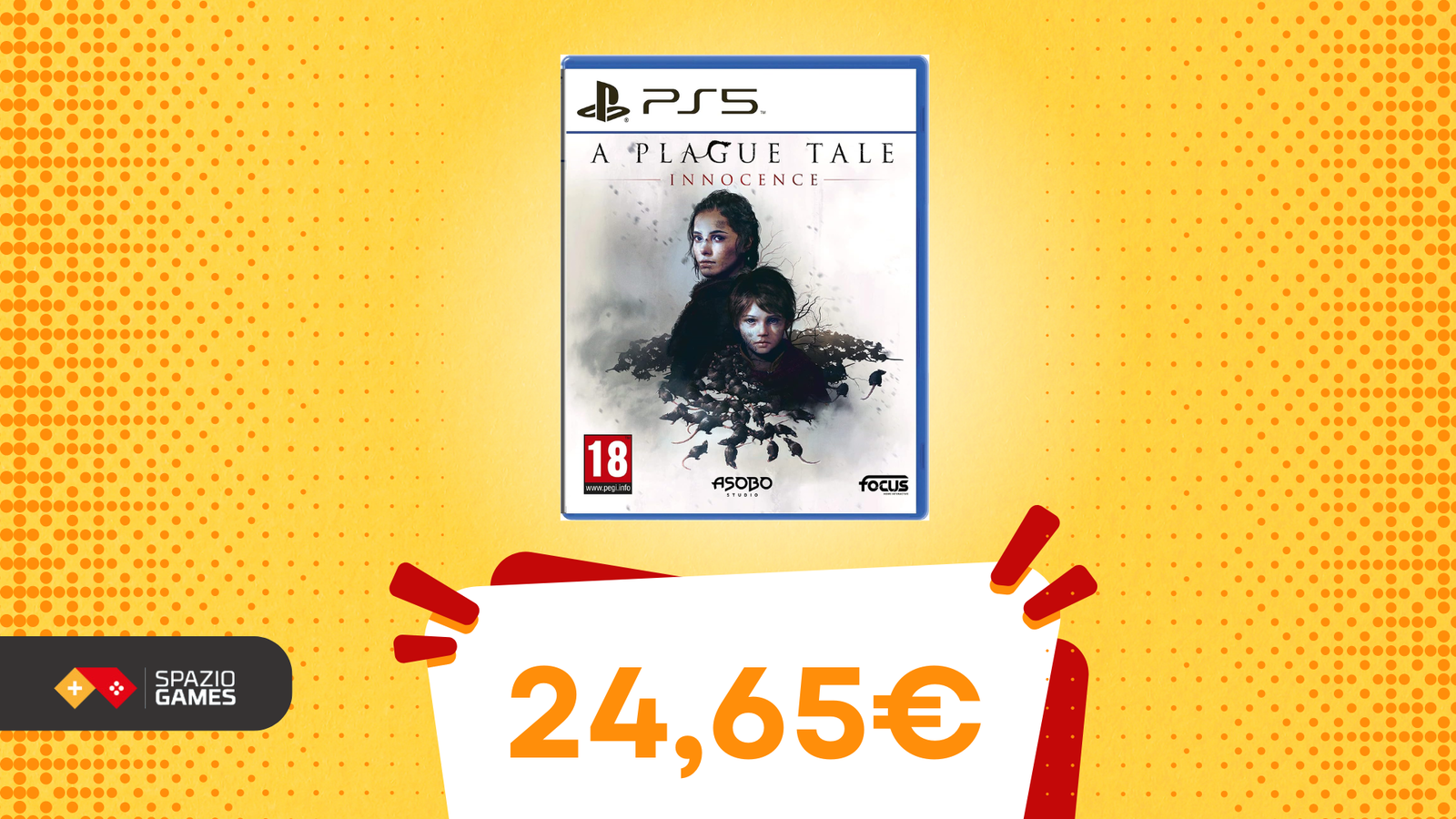 È il giorno giusto per recuperare A Plague Tale Innocence per PS5, oggi a SOLI 24,65€!