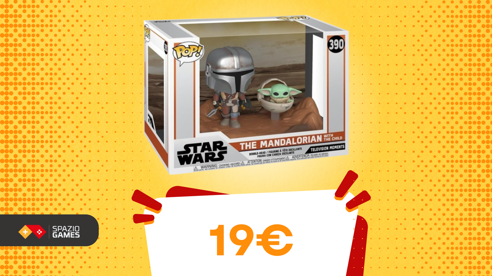 Questo BELLISSIMO Funko Pop di The Mandalorian e Grogu oggi COSTA SOLO 19€!