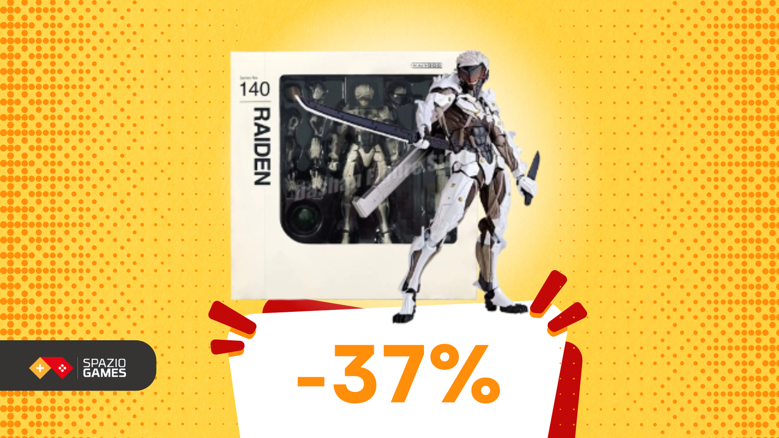 Action figure Raiden di Metal Gear oggi a soli 24€!