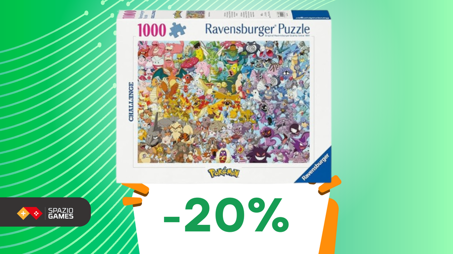 Immagine di Puzzle da 1000 pezzi dei Pokémon a soli 12€: pronti alla sfida?