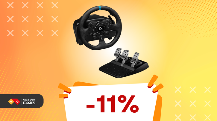 Immagine di Guida come un professionista con il Logitech G G923, oggi a SOLI 246€ su Amazon!