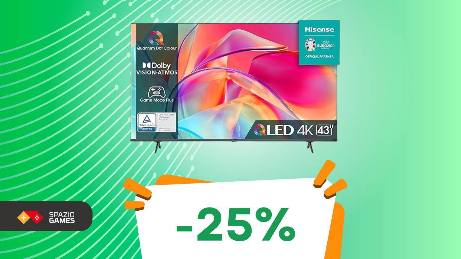 SOLO 299€ per questa smart TV con tecnologia QLED e prestazioni TOP!