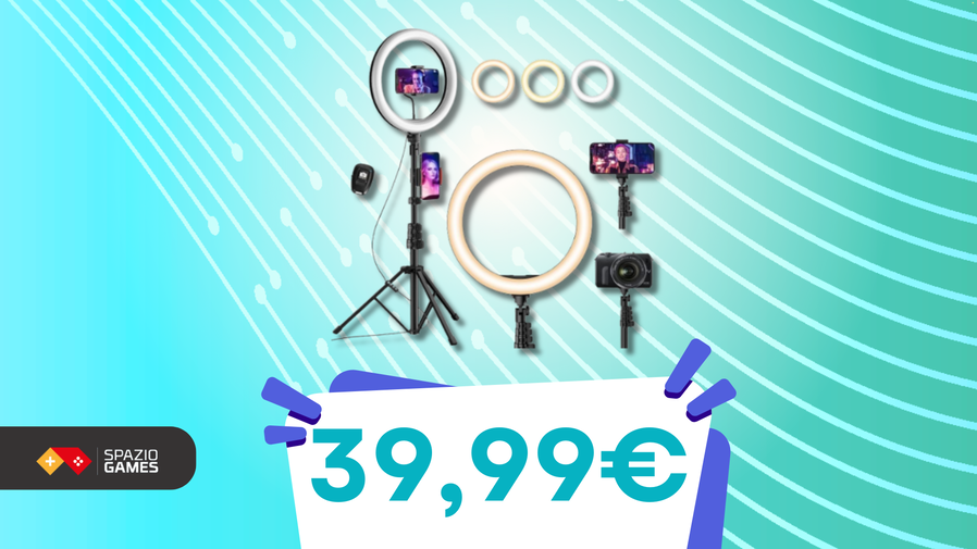 Immagine di Con questa ring light SCONTATISSIMA le foto e i video saranno perfetti! (39,99€)