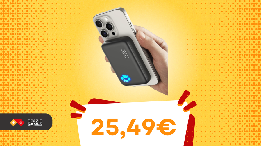 Immagine di Mai più dispositivi scarichi: il powerbank Magsafe INIU oggi COSTA SOLO 25,49€!