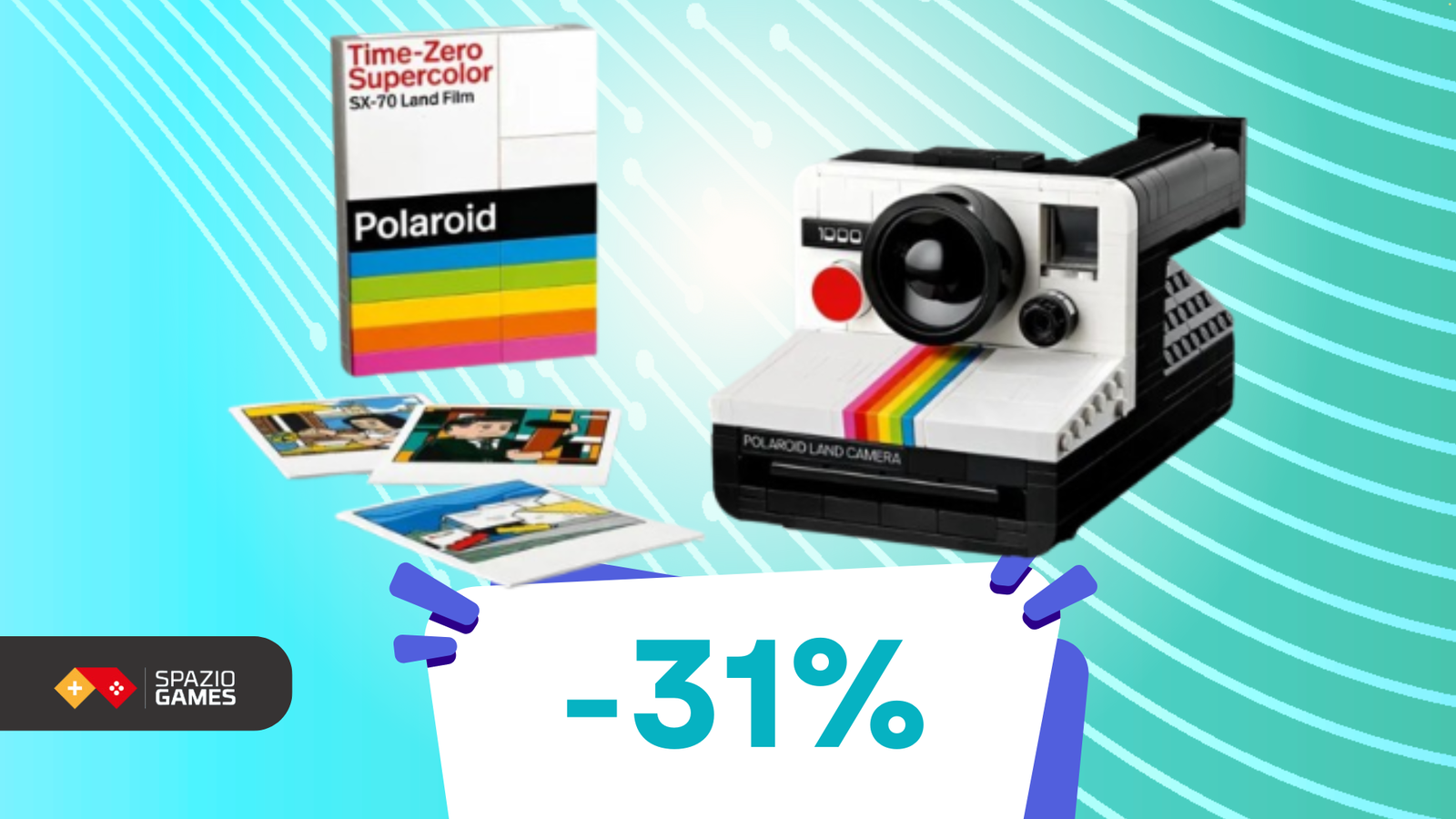 Rivivete la magia della fotografia vintage con questa Polaroid LEGO!