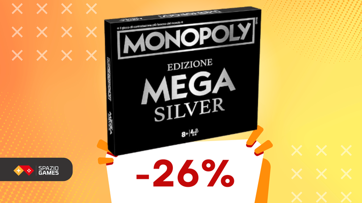 Monopoly Mega Silver: divertimento scintillante per famiglia e amici!