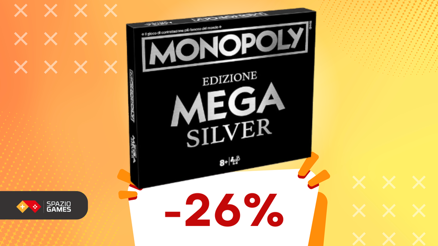 Immagine di Monopoly Mega Silver: divertimento scintillante per famiglia e amici!