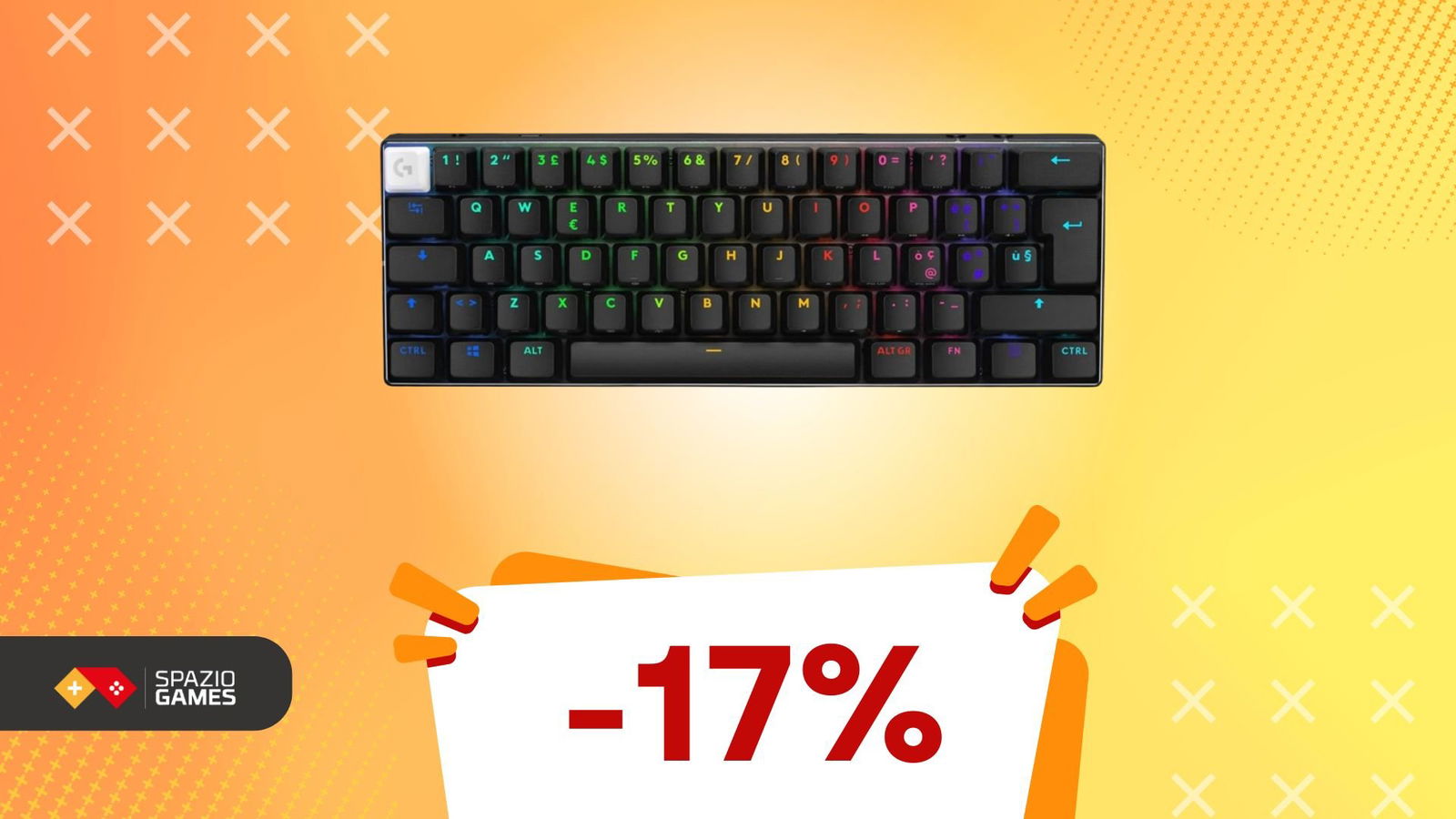 Compatta, veloce e precisa: la tastiera che ogni gamer deve avere, oggi IN SCONTO! -17%