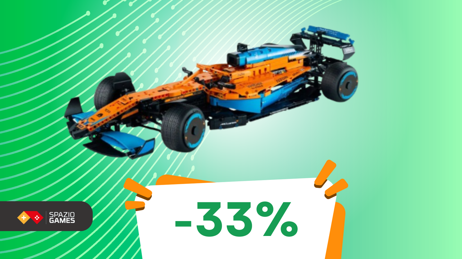 STUPENDA monoposto McLaren Formula 1 LEGO a soli 135€!