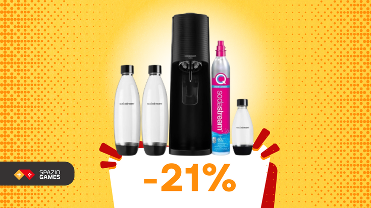 SodaStream Terra Megapack per avere facilmente l'acqua frizzante!