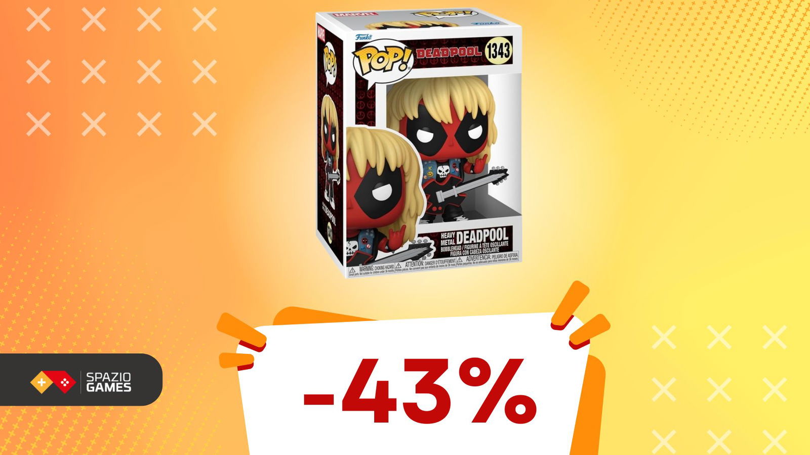 Aggiungi Deadpool alla tua collezione di Funko Pop Marvel, oggi IN SCONTO! -43%