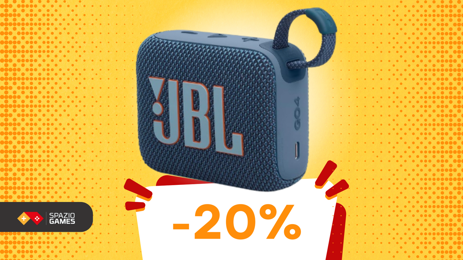 Speaker JBL GO 4 a solo 40€: bello, compatto e impermeabile!