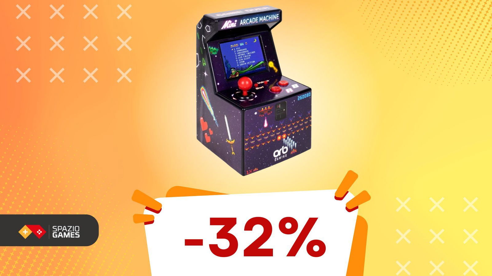 Amazon Finds: fai un tuffo negli anni '80 con questo mini arcade! 240 giochi a meno di 27€!