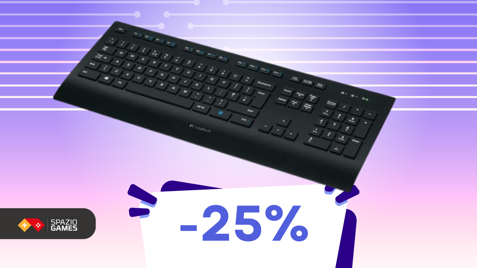 Tastiera Logitech K280e: resistenza e comfort per studio e lavoro!