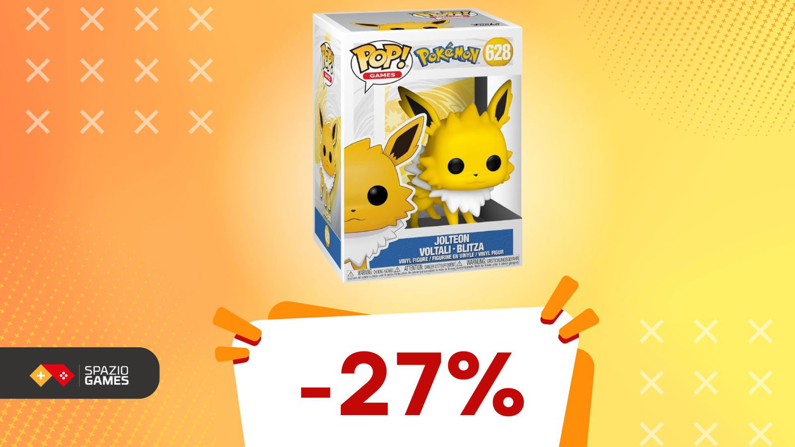 Non perderti il Funko POP! Jolteon: una chicca imperdibile per i veri collezionisti, oggi IN SCONTO! -27%