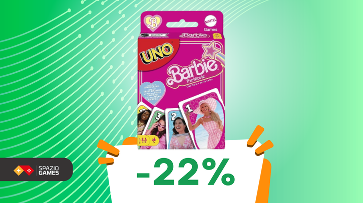 Immagine di UNO Barbie The Movie a soli 10€ con una regola speciale!