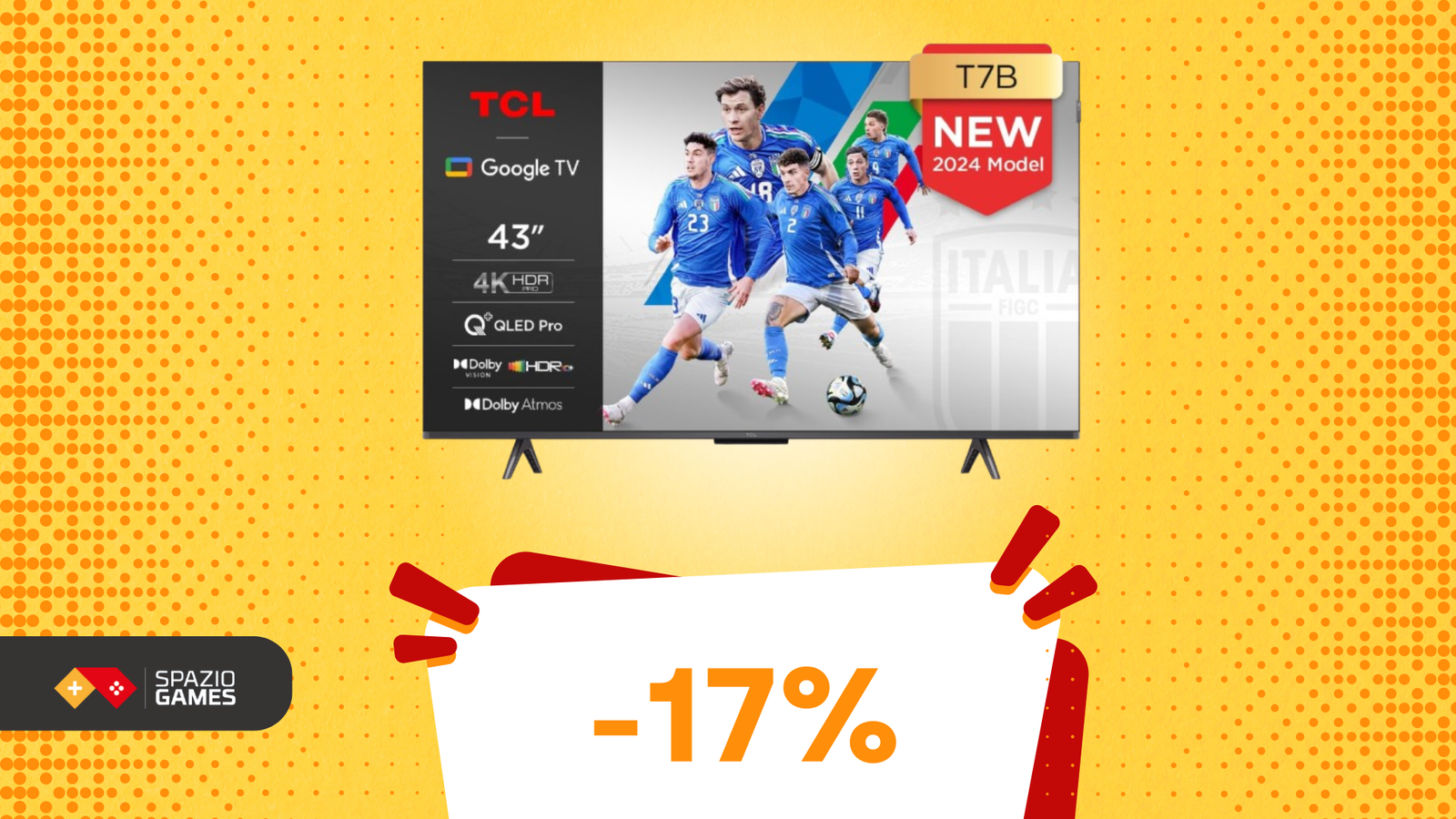 Porta il cinema a casa tua con questa TV 4K HDR in OFFERTA su Amazon! - 17%