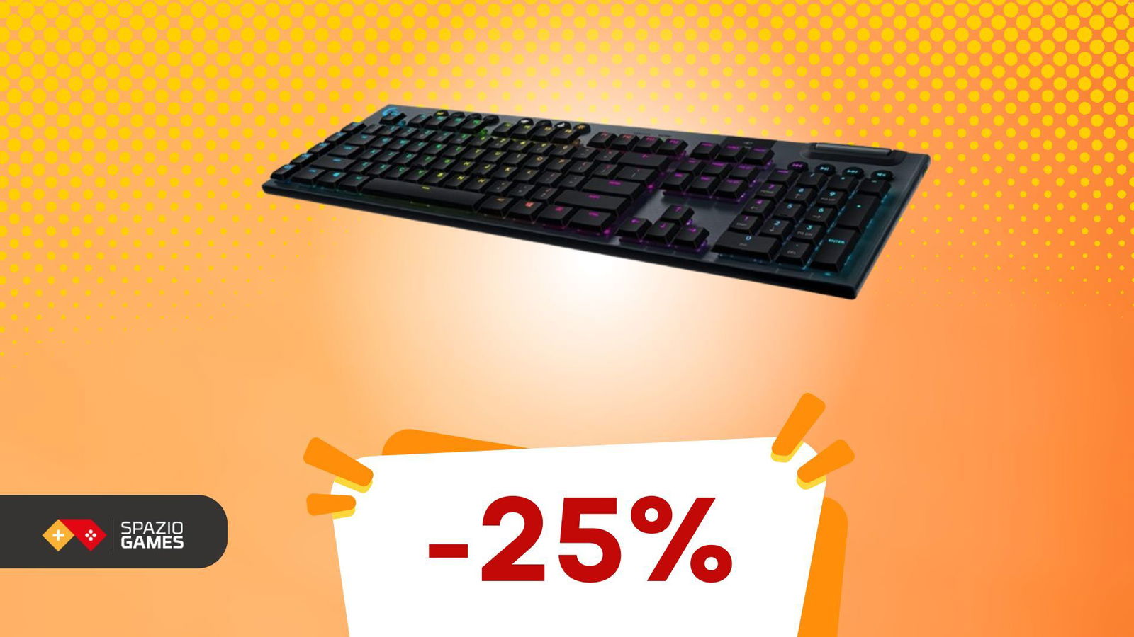 Una delle tastiere gaming più veloci sul mercato oggi vostra a un PREZZO IMBATTIBILE! -25%