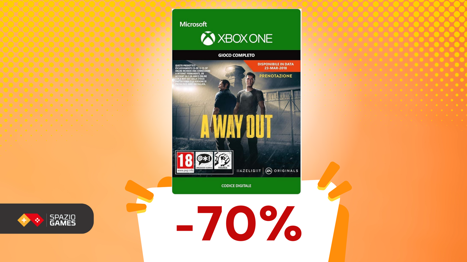 A Way Out per Xbox a soli 9€: un'offerta unica di evasione co-op!