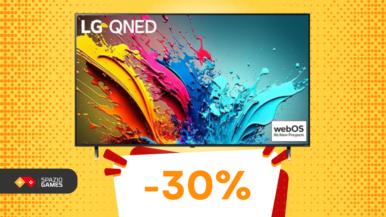 Immagine di Solo 699€ per una smart TV LG QNED 50'': INCREDIBILE!