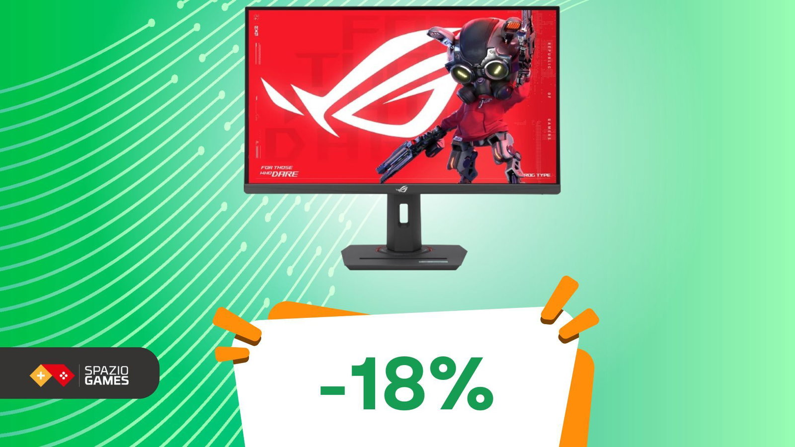 Migliora il tuo setup con questo monitor gaming 27" 180Hz, oggi IN SCONTO! -18%