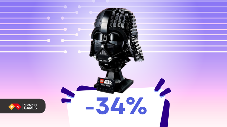 Rivivete la saga di Star Wars con il casco LEGO di Darth Vader!