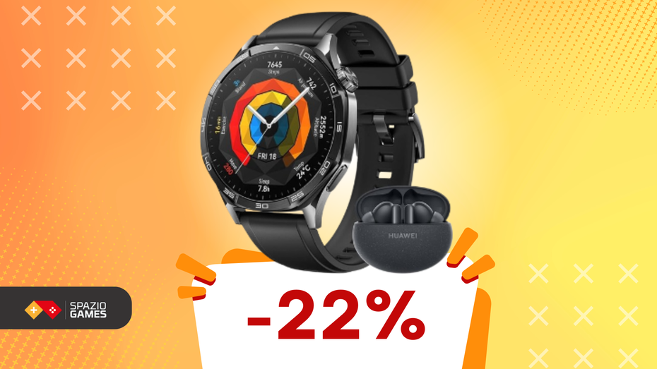 Immagine di Offerta speciale: Huawei Watch GT 5 e FreeBuds 5i a 249€!