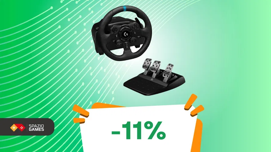 Immagine di Guida come un vero pilota con il Logitech G G923, oggi IN OFFERTA! -11%