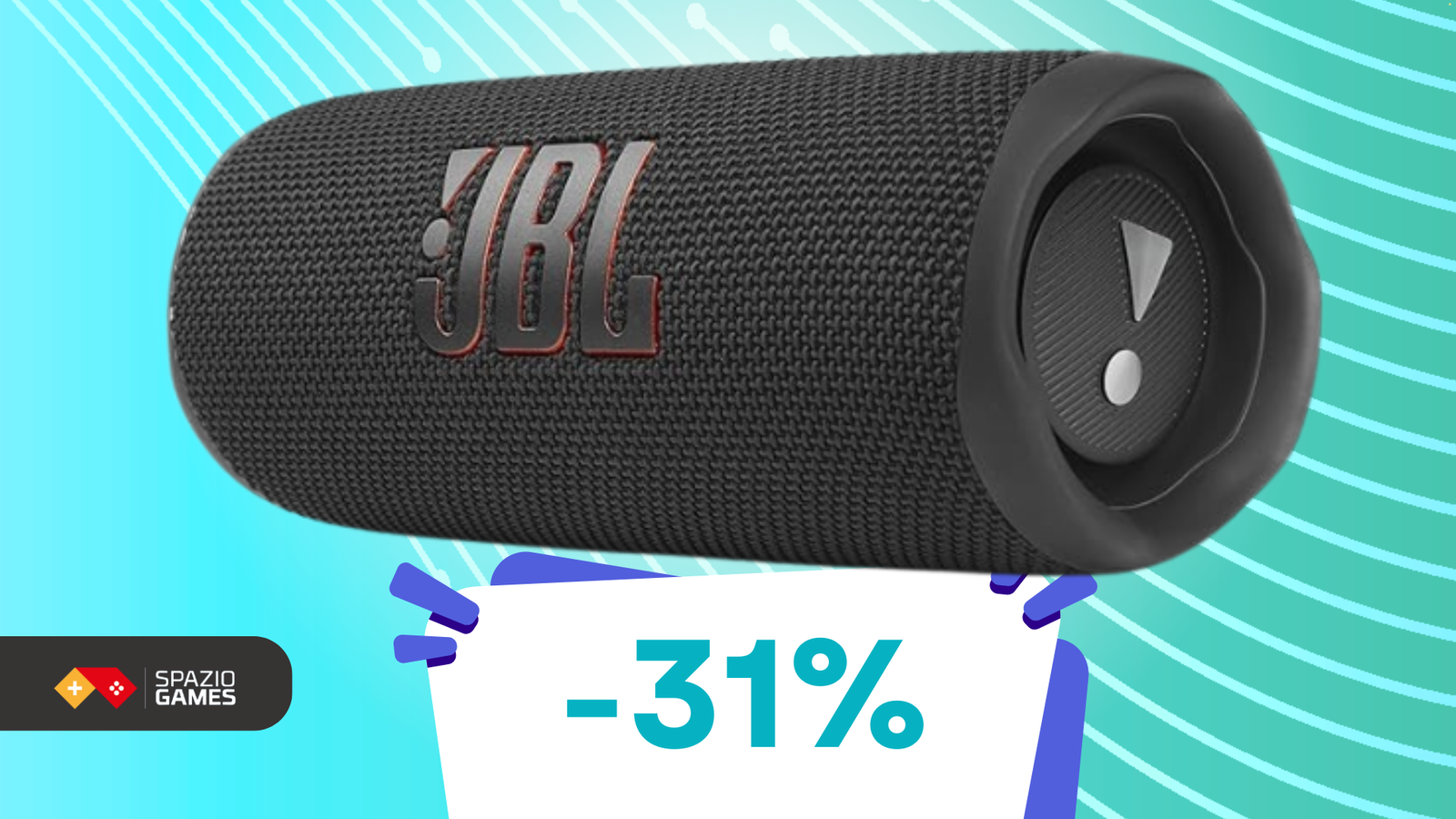 Speaker JBL di alta qualità con impermeabilità e autonomia di 12 ore!