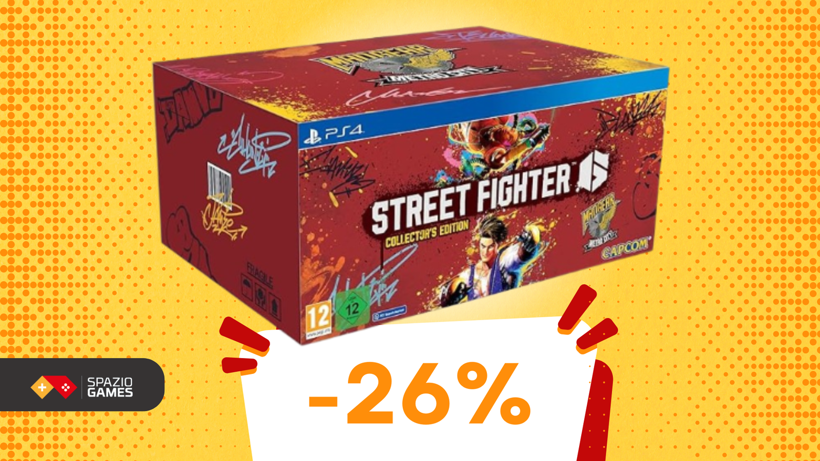 Street Fighter 6 Mad Gear Box per PS4 con tanti contenuti esclusivi!