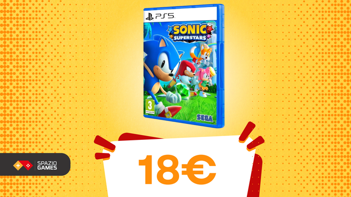 Immagine di Sonic Superstars a SOLI 18€: OFFERTA LAMPO per i veri fan del porcospino blu!