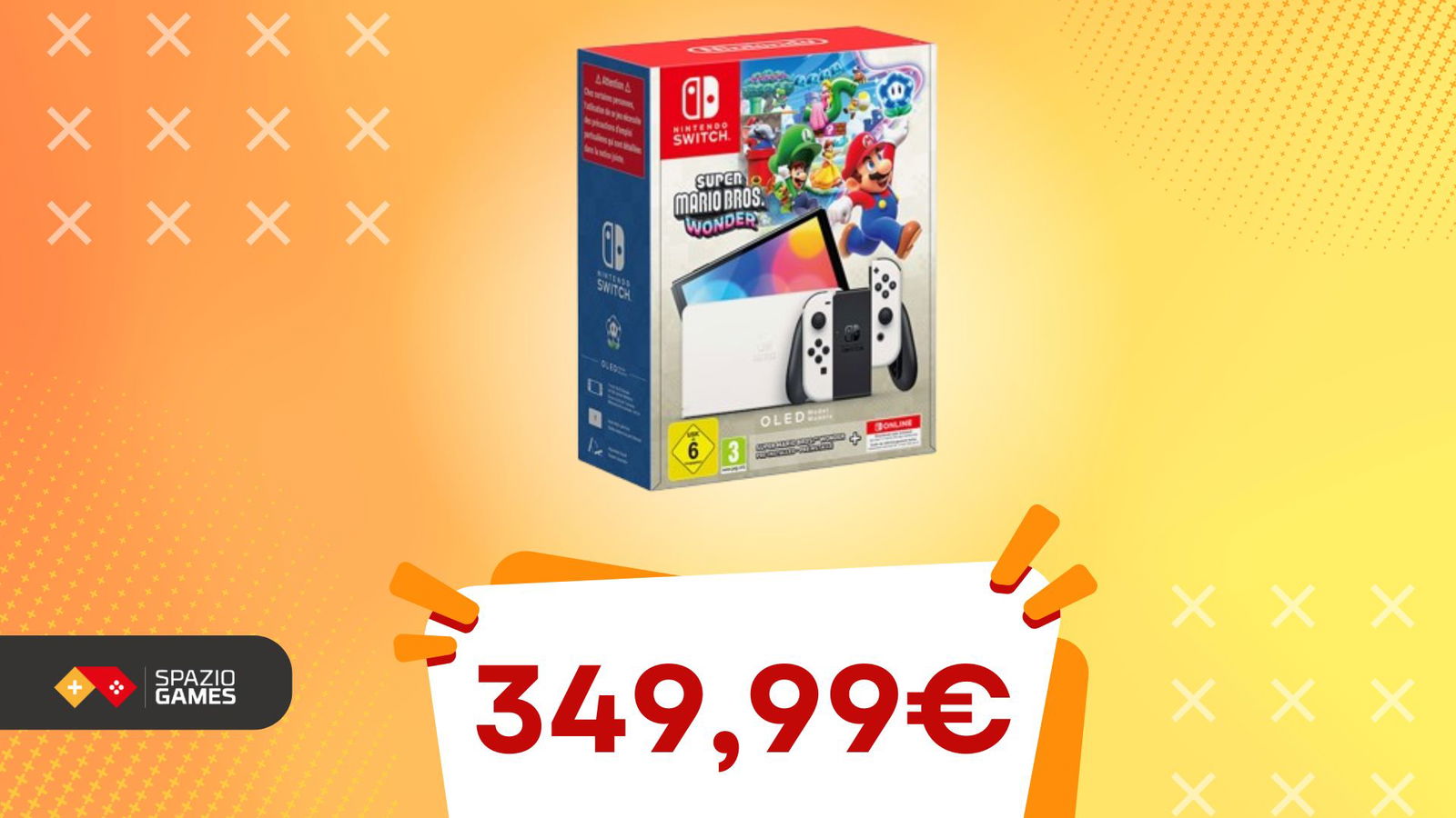 Nintendo Switch OLED + Super Mario Wonder: il bundle da non perdere su Nintendo Store!