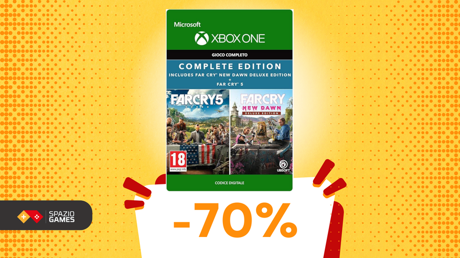 Immagine di Speciale pacchetto Far Cry 5 e Far Cry New Dawn per Xbox a 30€!