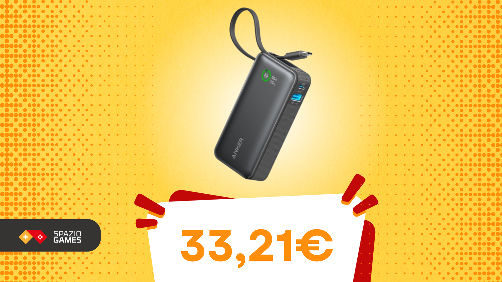 Mai pù dispositivi scarichi: il powerbank Anker Nano oggi ha UN DOPPIO SCONTO!