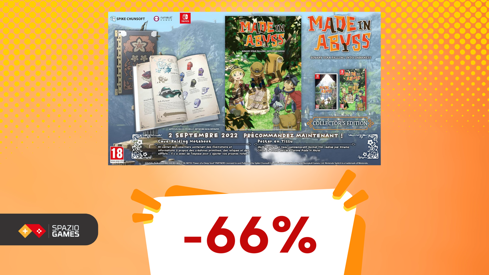 La Collector's Edition di Made In Abyss è solo per i veri fan e oggi è SCONTATISSIMA! (-66%)