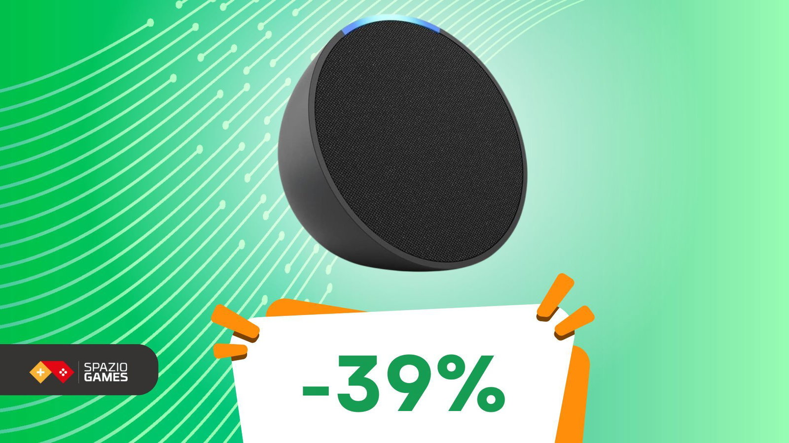 SCONTO del 39% su Echo Pop, l'altoparlante smart che non puoi perderti!