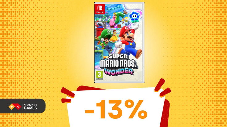 OFFERTA IMPERDIBILE su Super Mario Bros. Wonder! - 13%