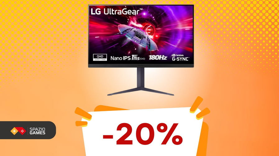 Immagine di Gioca come un professionista con questo monitor LG ad alte prestazioni, oggi con il 20% di SCONTO!