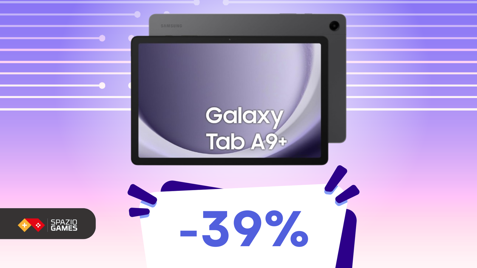 Samsung Galaxy Tab A9+ SCONTATO di 119€?! Non lasciartelo scappare!