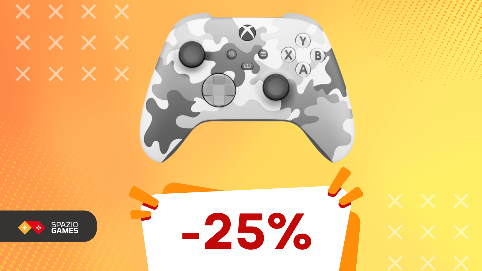 Il controller wireless Xbox nella sua colorazione Arctic Camo è BELLISSIMO e COSTA POCHISSIMO! (-25%)