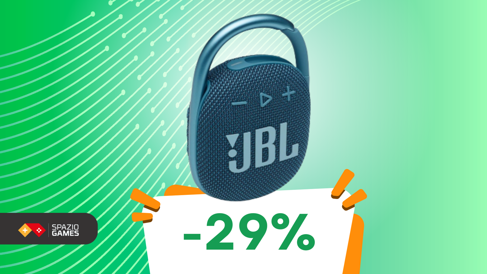 Speaker JBL Clip 4: design compatto con suono di alta qualità!