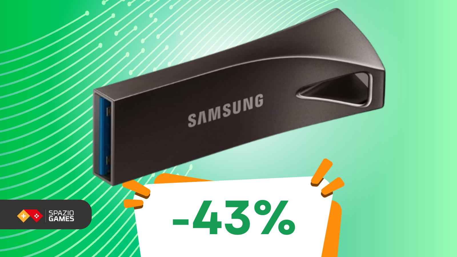 Memorizzate tutto con Samsung: 128 GB di pura potenza USB!