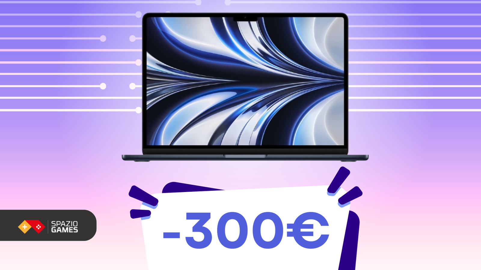 Godetevi uno SCONTO IMPERDIBILE di 300€ sul fantastico MacBook Air con chip M2!