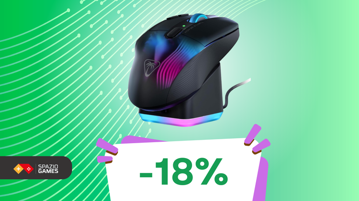 Immagine di Mouse gaming Turtle Beach Kone XP Air: ergonomia, stile e design a un PREZZO TOP! (-18%)