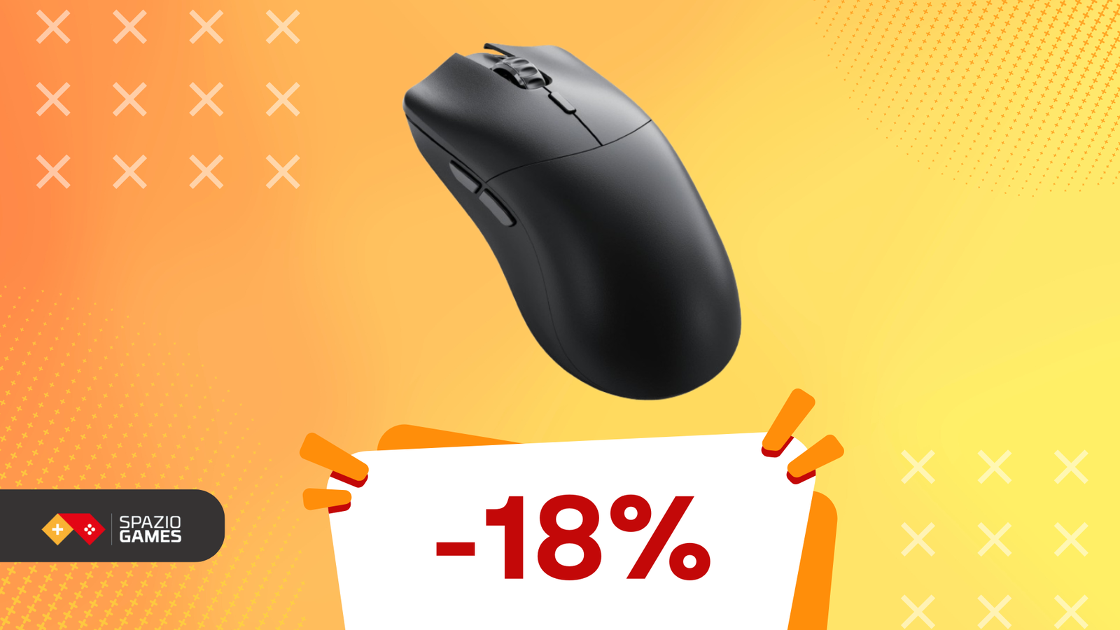 Elegante, veloce e preciso: questo mouse di Glorious Gaming oggi è SCONTATO del 18%!