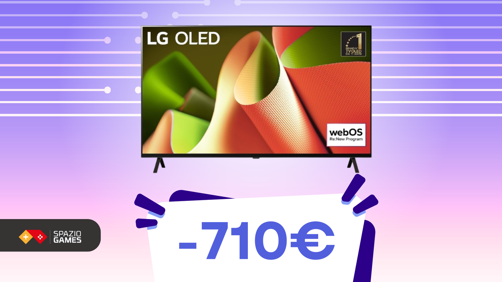 Una smart TV LG SCONTATA di 710€?! Non lasciatevela scappare, è perfetta per il gaming!