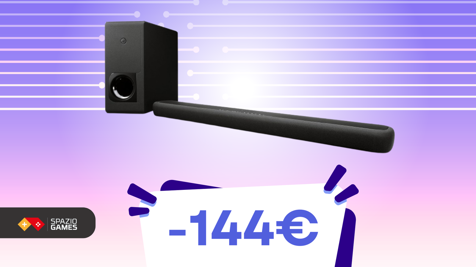 Questa soundbar Yamaha è BELLISSIMA e COSTA POCHISSIMO! (144€)