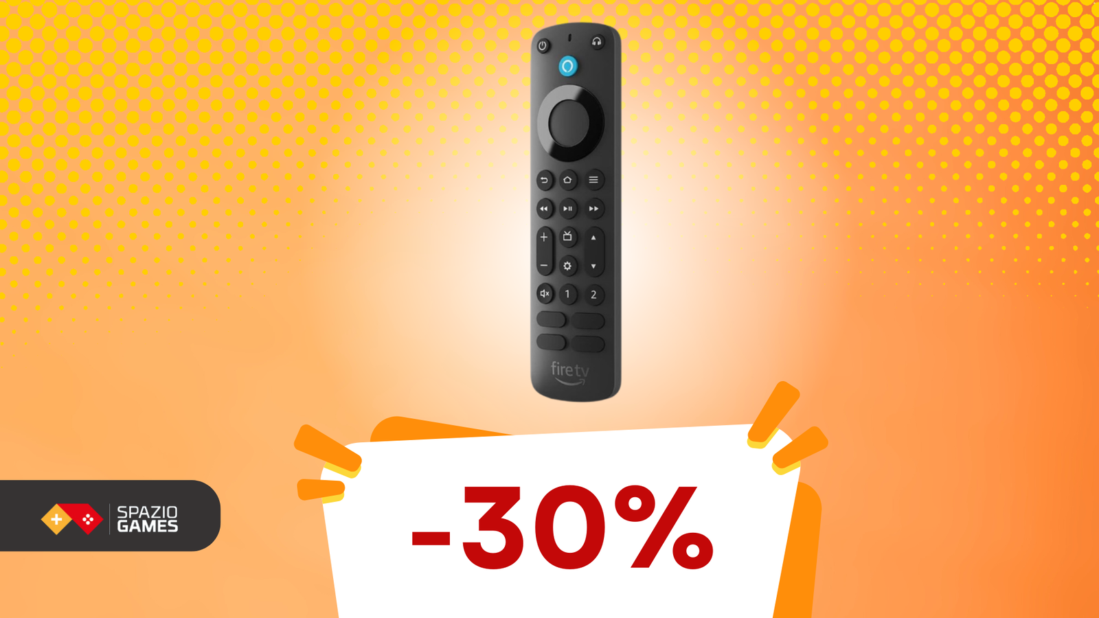 Il telecomando più smart che c'è oggi è IN SCONTO! Telecomando vocale Alexa Pro a SOLI 28€!