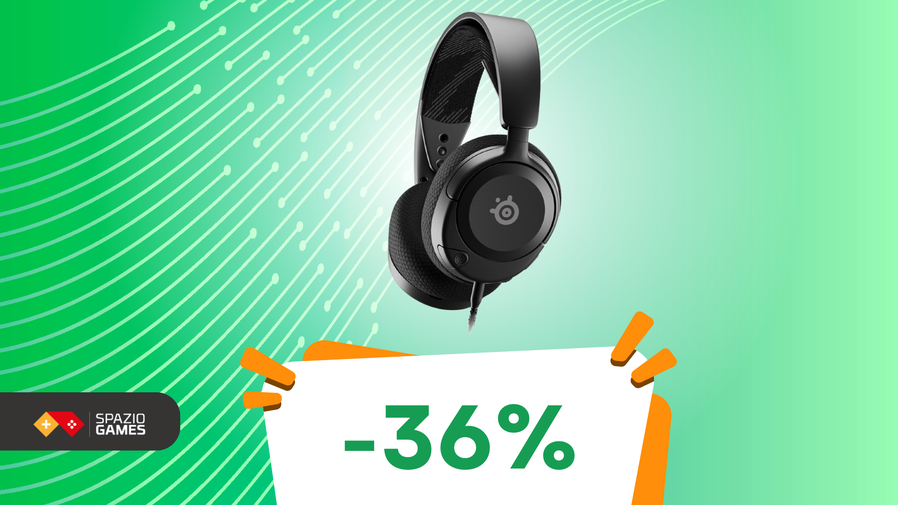 Immagine di SteelSeries Arctis Nova 1 a SOLI 45€! Cuffie premium in SUPER OFFERTA su Amazon!