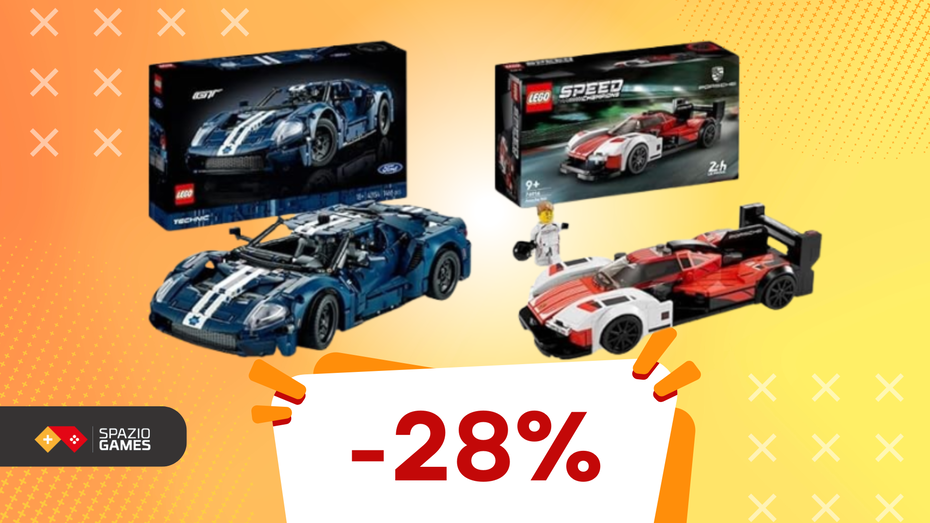 Immagine di Super OFFERTA sul set LEGO Ford GT 2022 e Porsche 963!